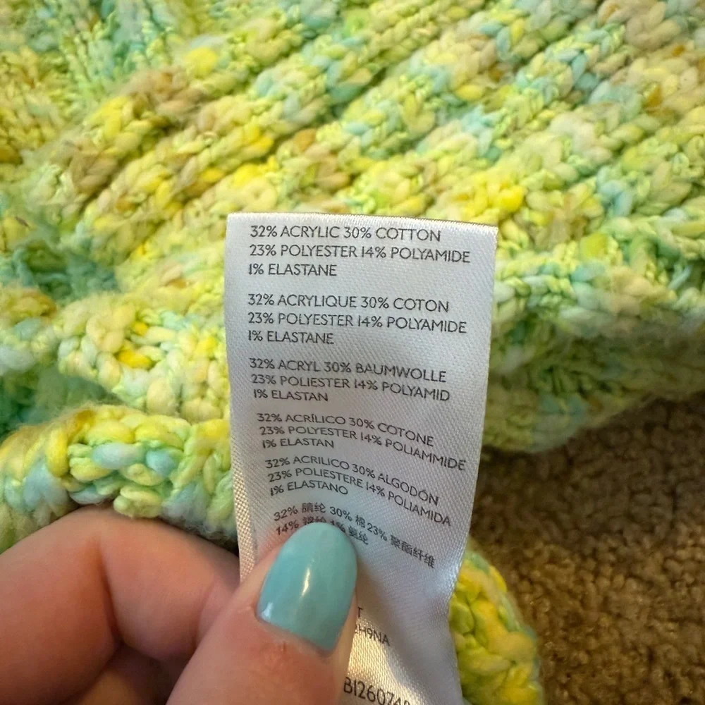 Free People Multicolor Knit Sweater